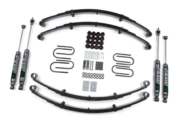 Zone Suspension Lift, Fits 1987-1995 Jeep YJ 2in ZONJ27N