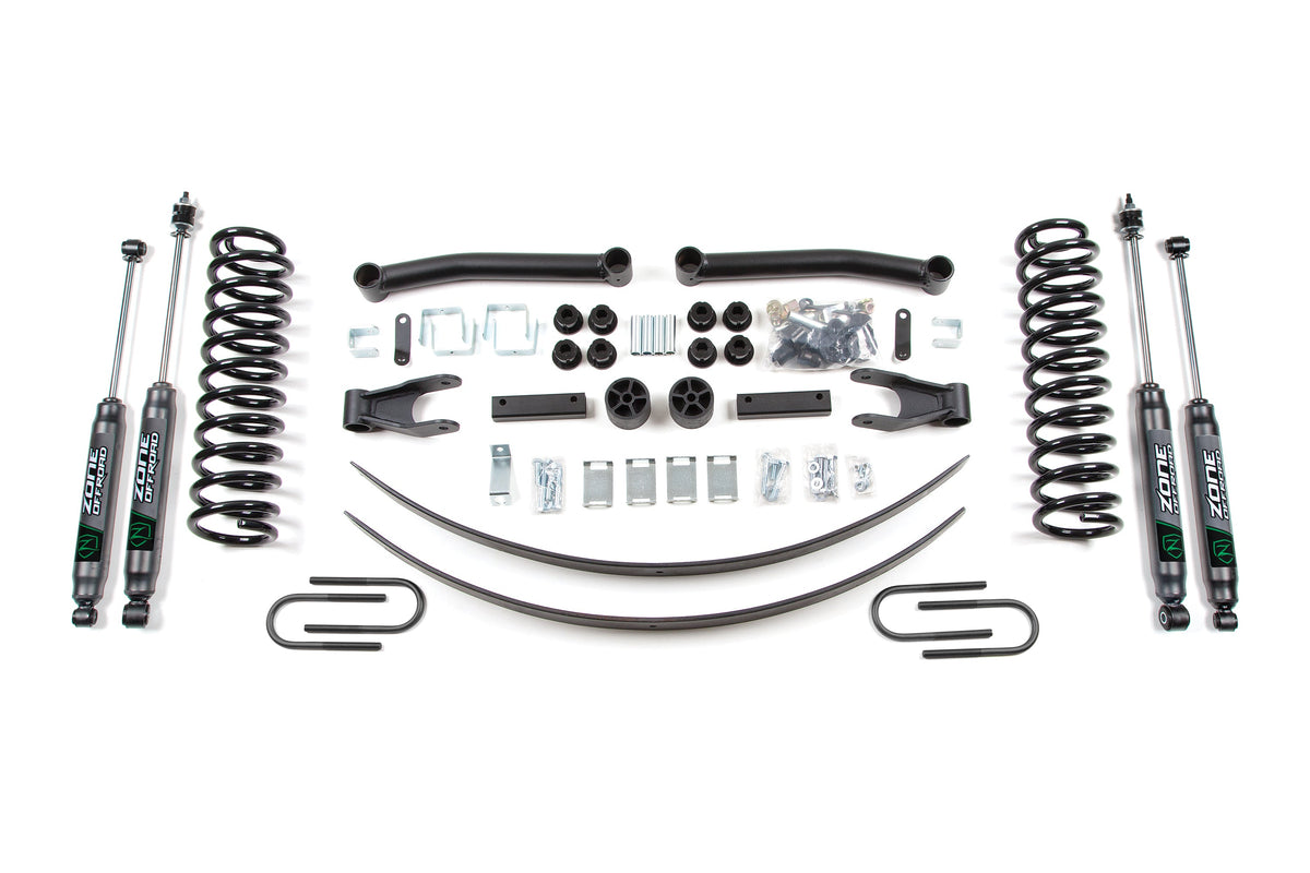 Zone 4.5in Lift, Fits 1986-1992 Jeep MJ ZONJ29N