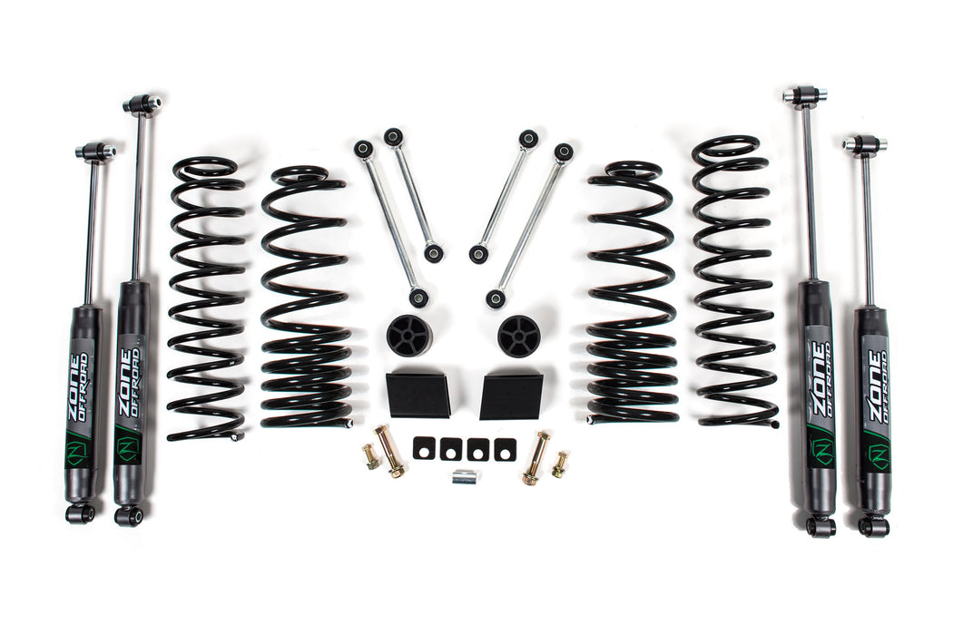 Zone Offroad 2020 compatible with Jeep JT 3in Suspension Lift Nitro Shocks ZONJ34N