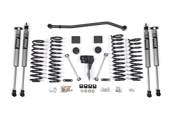 Zone 4 Inch Lift Kit Jeep Wrangler JK 12-18 4-Door ZONJ38F