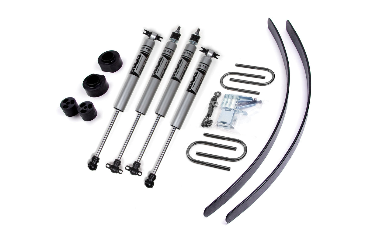 ZONE 1984-2001 Fits Jeep XJ 2" Suspension Lift Kit W/chrysler Axle Coil Spacer , Front/rear Add A Leaf FOX 2.0 Shocks ZONJ4F