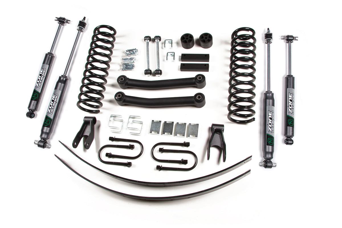 ZONE 4.5in Kit W/chrysler Axle, Fits 1984-2001 Fits Jeep XJ ZONJ8N