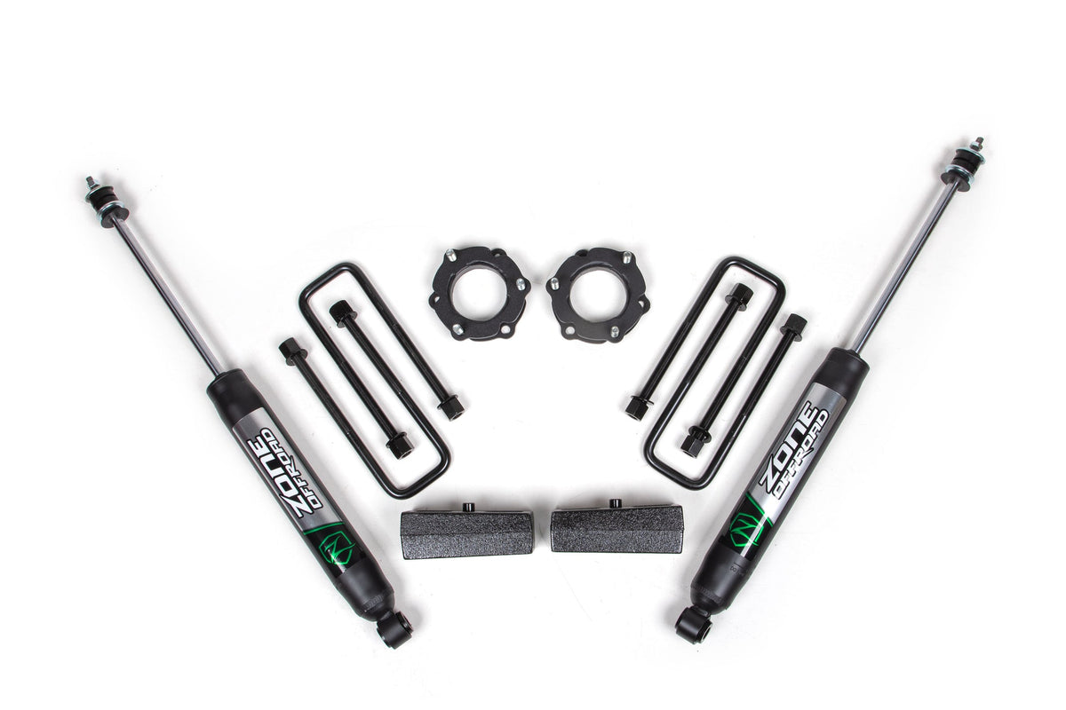 ZONE 2.5 Inch Lift Kit Fits Toyota Tacoma 05-23 4WD Nitro Series ZONT12N