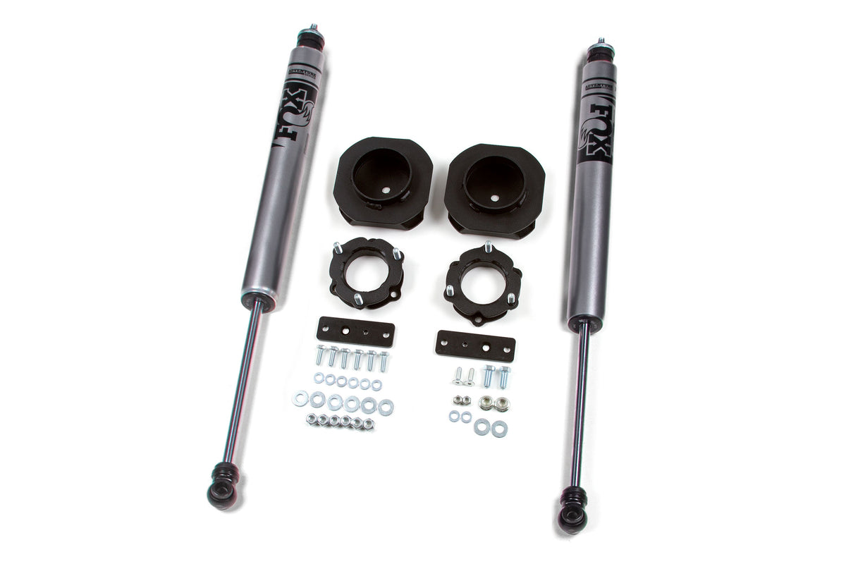 ZONE 2007-2014 Fits Toyota Fj Cruiser 2.5" Suspension Lift Kit Front Strut Spacer, Rear Coil Spacer FOX 2.0 Shocks ZONT2F