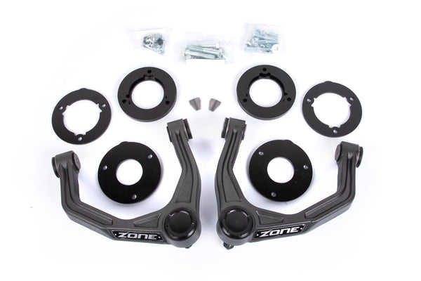 ZONE 2019-2022 Fits Chevy/, Fits GMC 1500 AT4 / Trail Boss 1.75" Suspension Lift Kit, 1" Rear, Block C74F