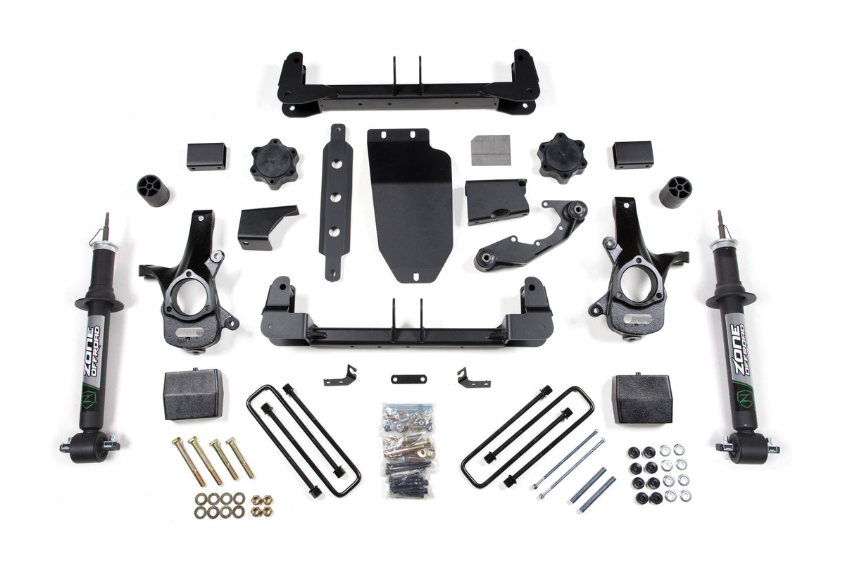 ZONE 14-18 Fits Chevy/, Fits GMC 1500 Silverado/sierra 4WD 6.5" Strut Alum/stamped Arms C60