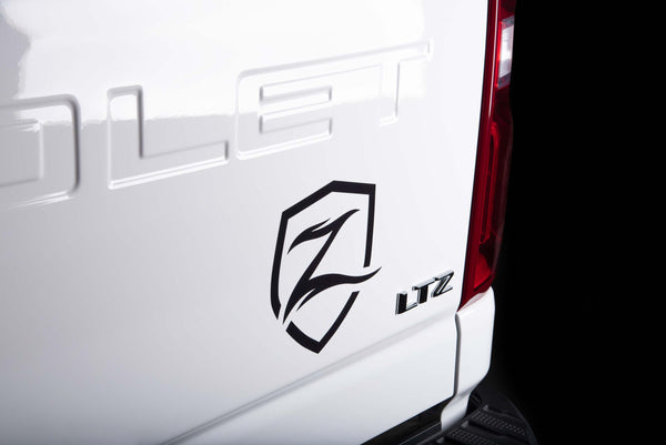 Zone Vinyl Logo Decal Black U9106