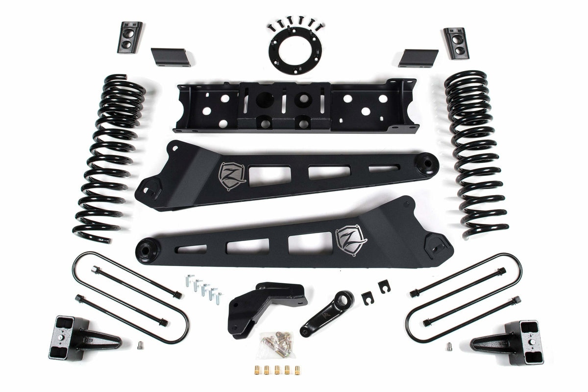 Zone 2019-2024 RAM 3500 4" Radius Arm Gas 3" Rear Block W/o Overload No Shocks ZOND101