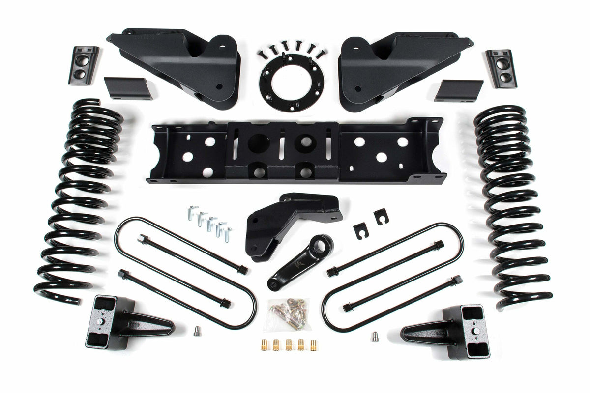 Zone 2019-2024 RAM 3500 4" Radius Arm Bracket Gas 3" Rear Block W/o Overload ZOND105