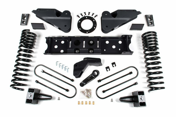 ZONE 2019-2024 Fits RAM 3500 4" Radius Arm Bracket Gas 3" Rear Block W/o Overload ZOND105