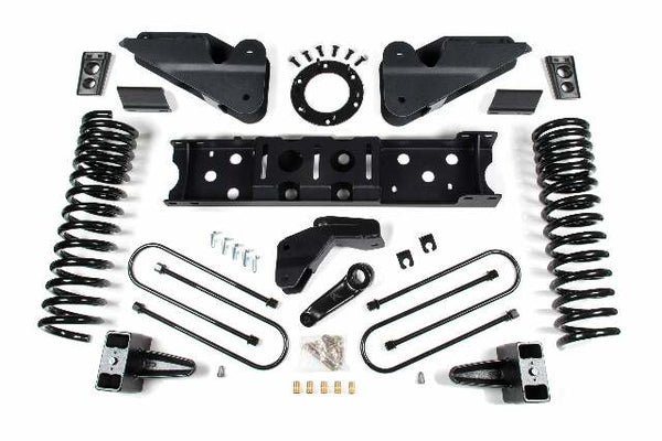 ZONE 2019-2024 Fits RAM 3500 6.5" Radius Arm Bracket 5" Rear Block W/o Overload Diesel 6-Bolt T-case No Shocks ZOND109