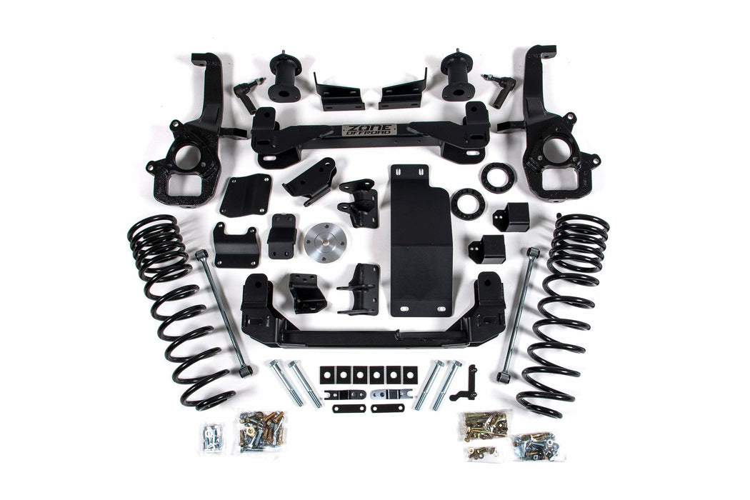 ZONE ZOND146 2019-2023 Ram 1500 Rebel/OffRoad 4wd 4" Front 5" Rear Suspension Lift System
