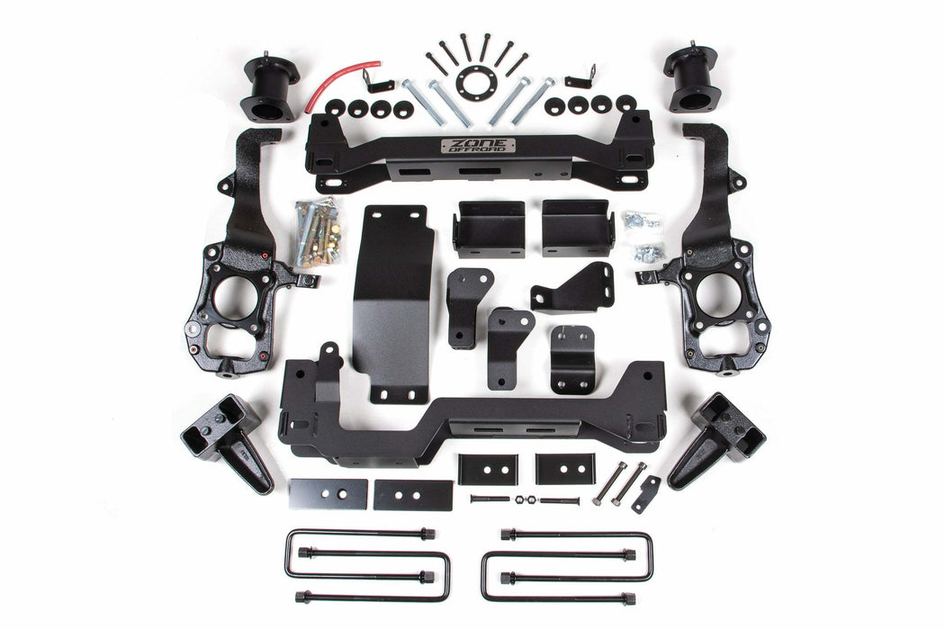 Zone ZONF107 2021-2023 Ford F150 Tremor 4wd 5" Suspension Lift Kit, 3" Rear, Block - Spacer Front
