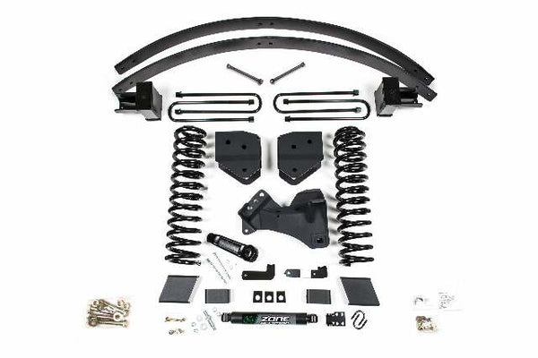 ZONE Suspension Lift Kit, 4" Rear, Block & Aal, Diesel, 2 Leaf Main No Shocks No Shocks, Fits 2017-2019 Fits Ford F350/350 6" ZONF110