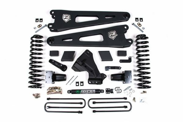 ZONE 2020-2022 F250/F350 5" Radius Arm Suspension Lift System- NX2 Shocks- Gas ZONF61