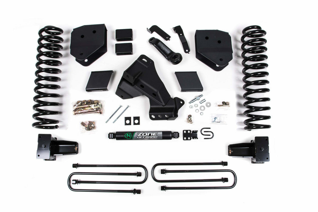 ZONE ZONF62F 2020-2022 F250/F350 7" Radius Arm Drop Suspension Lift System Fox Adv Shocks- DSL