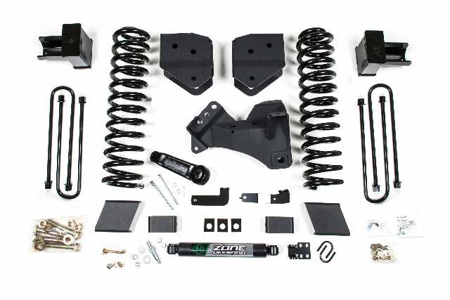 Zone Fits 2017-19 F250/350 4In Suspension System Diesel 3 Leaf Main Dual Stabilizer No Shocks ZONF87
