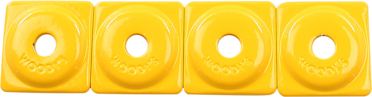 Woodys Square Digger Support Plate Yellow ASW2-3800-48