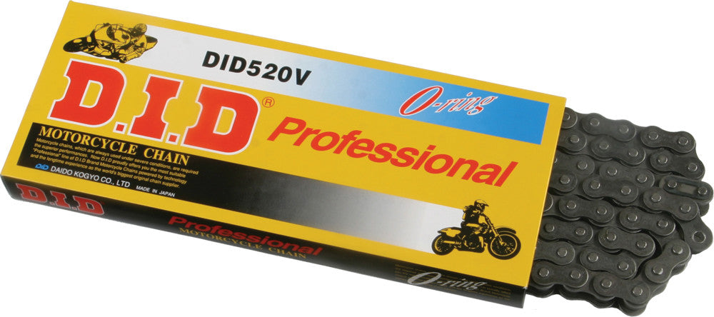 D.I.D. 420V-120L Pro "Vo-Ring" Chain Natural 420VX120RB