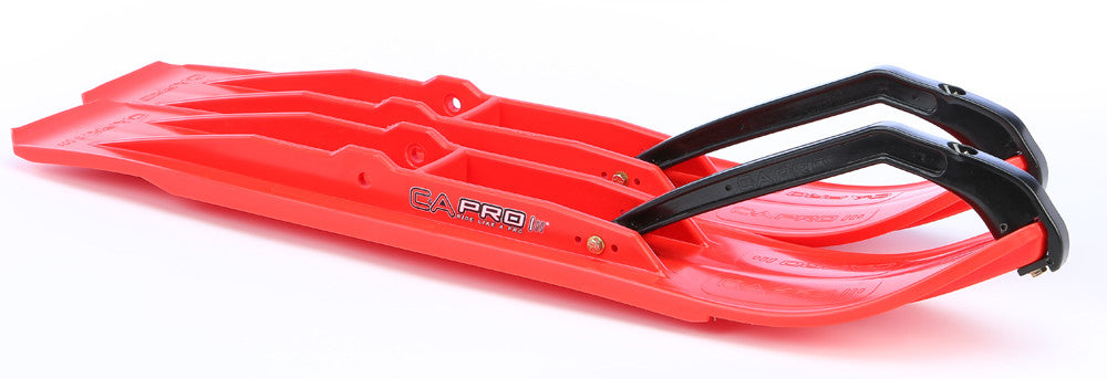 C&A Pair Of Red Pro Xt 7-1/4" Snowmobile Skis W/Black Loops 77050332