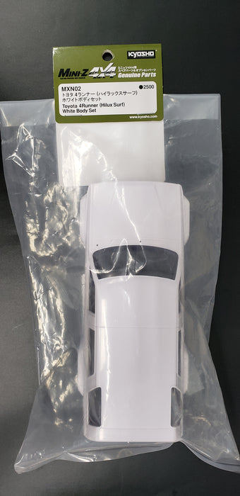 Kyosho Mini-Z Crawler Toyota 4Runner White Body Set MXN02