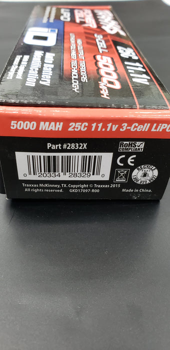 Traxxas 5000mAh 11.1v 3-Cell 25C LiPo Battery - 2832X