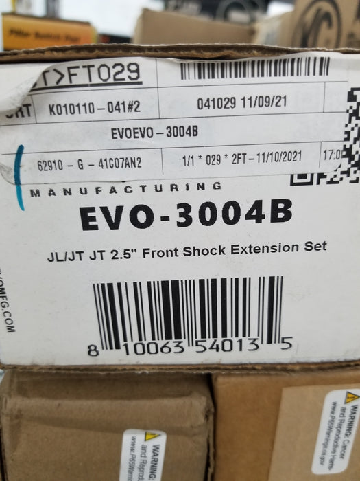 Evo Manufacturing Evo- Suspension Fits: 2018-2019 Jeep Wrangler 3004B