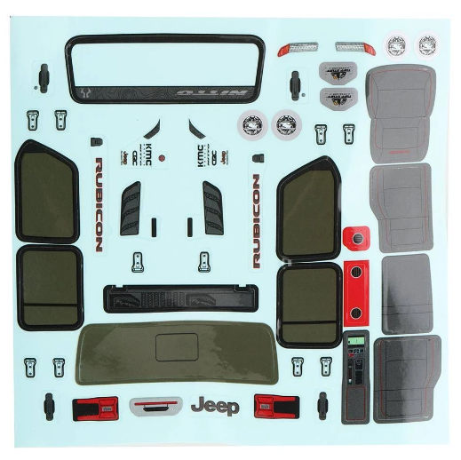 Axial 200005 Fits Jeep Jt Gladiator Body Set, Clear:Scx24 AXI200005