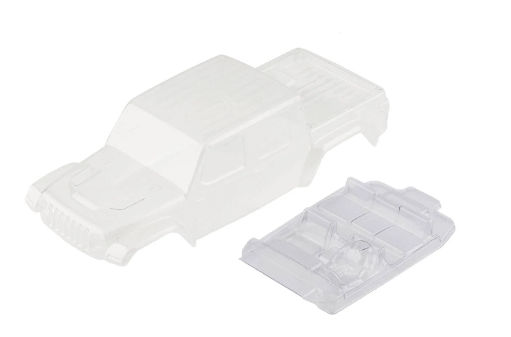 Axial 200005 Fits Jeep Jt Gladiator Body Set, Clear:Scx24 AXI200005