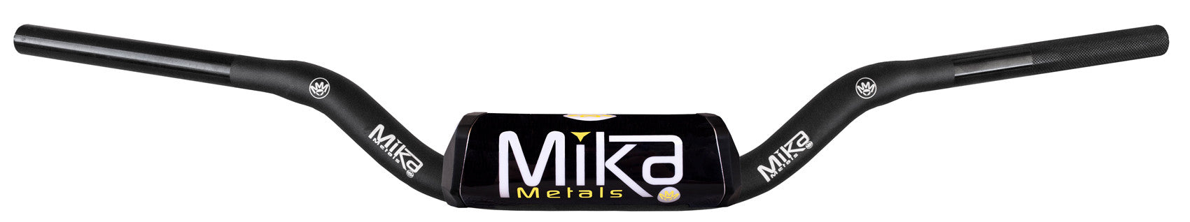 Mika Metals Handlebar Raw Series 1-1/8" Cr High Bend Blk MK-RA-CH-BLACK