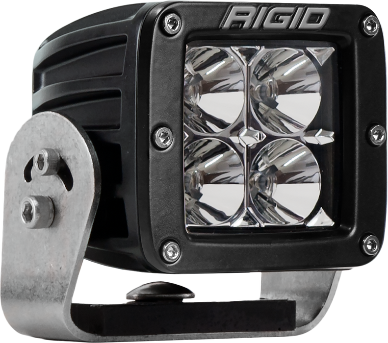 Rigid D-Series Pro Led Light, Flood Optic, Heavy Duty, Black Housing, Single 221113