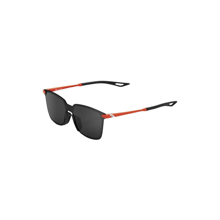 100% Men'S Legere Ultracarbon Square Sunglasses,Os,Matte Oxyfire/Black 61041-265-01