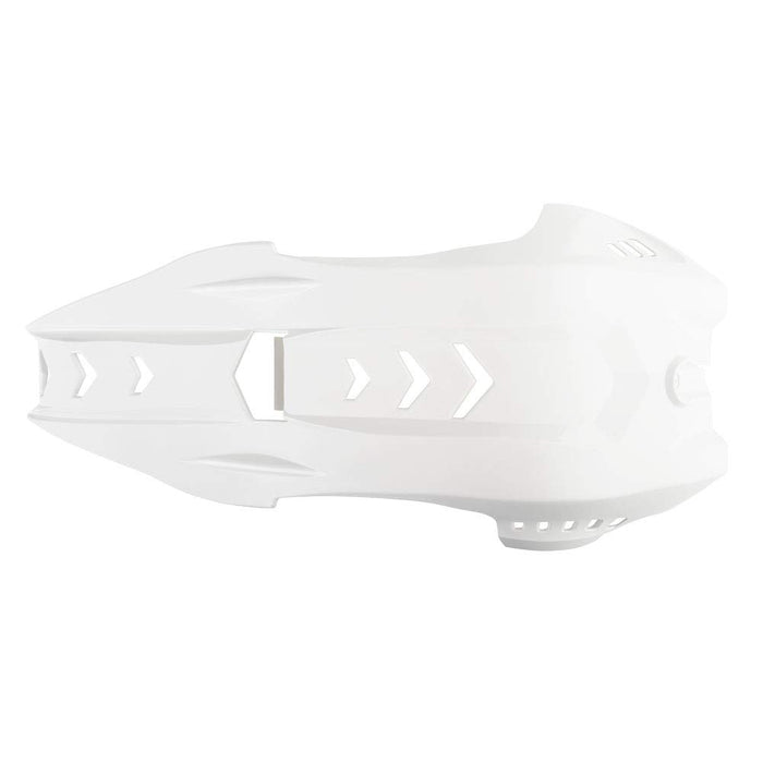 Polisport 8469100006 Fortress Skid Plate with Link Guard - White