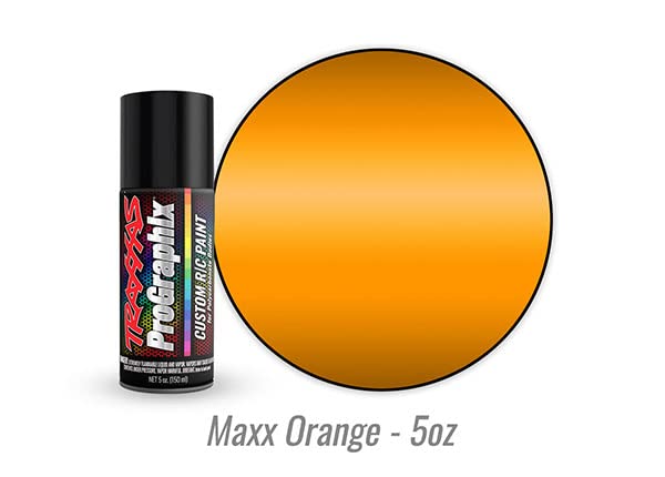 Traxxas Rc Body Paint, Maxx® Orange (5Oz) Prographix 5051