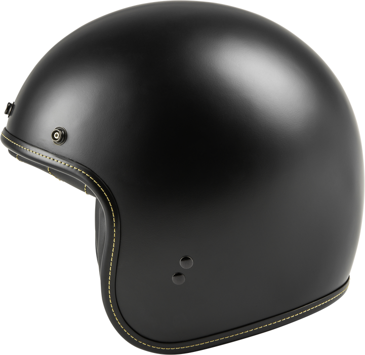 Highway 21 .38 Retro Helmet Matte Black Sm 77-1201S