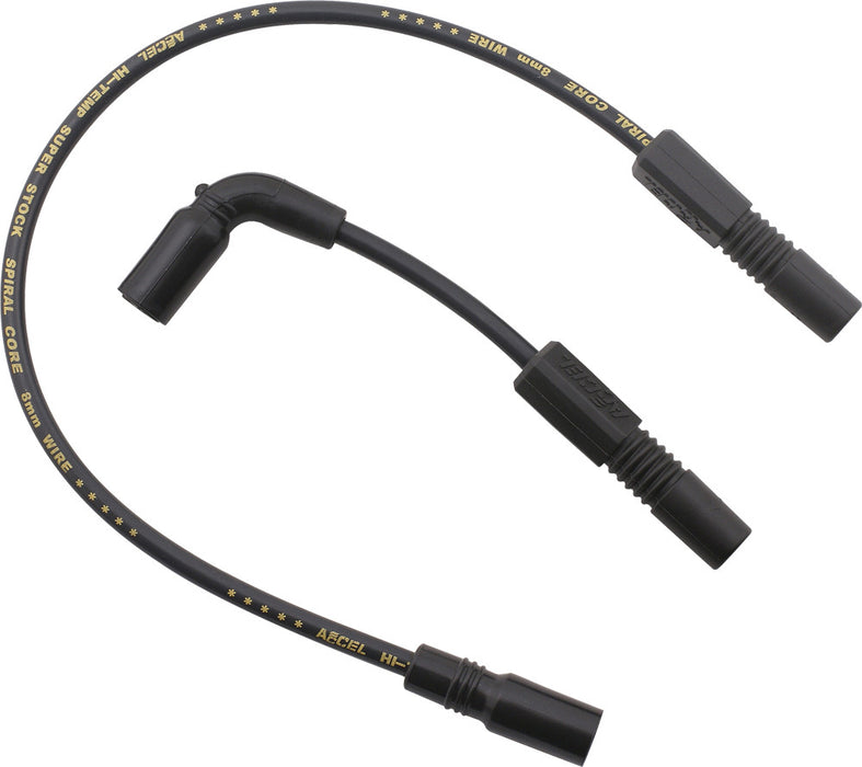 Accel Spiral Core Wire Set 8.0Mm Black 171110K