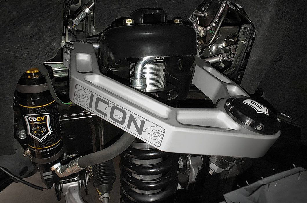 Icon 2021-Up Ford Bronco Without Sasquatch Package 3-4" Lift Stage 3 Suspension System With Billet Upper Control Arms K40003