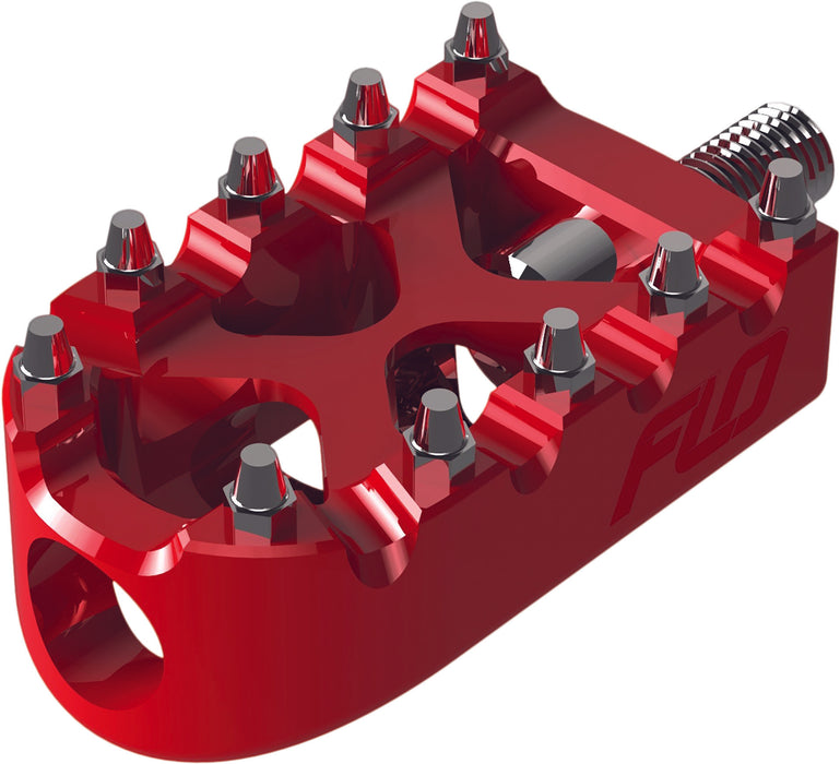 Flo Motorsports Moto Style Shift Peg Red FPEG-802R