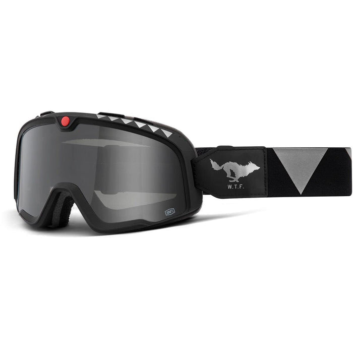 100% Barstow Premium Protective Sport Goggles With Minimal Frame (El Solitario Smoke Lens) 50002-102-03