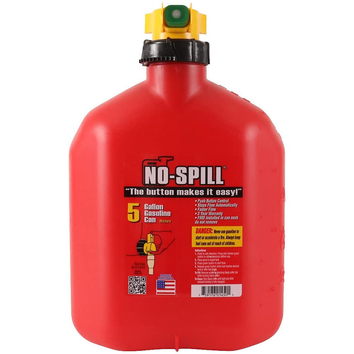 New Stens 5 Gallon Fuel Can 765-104 for No-Spill 1450