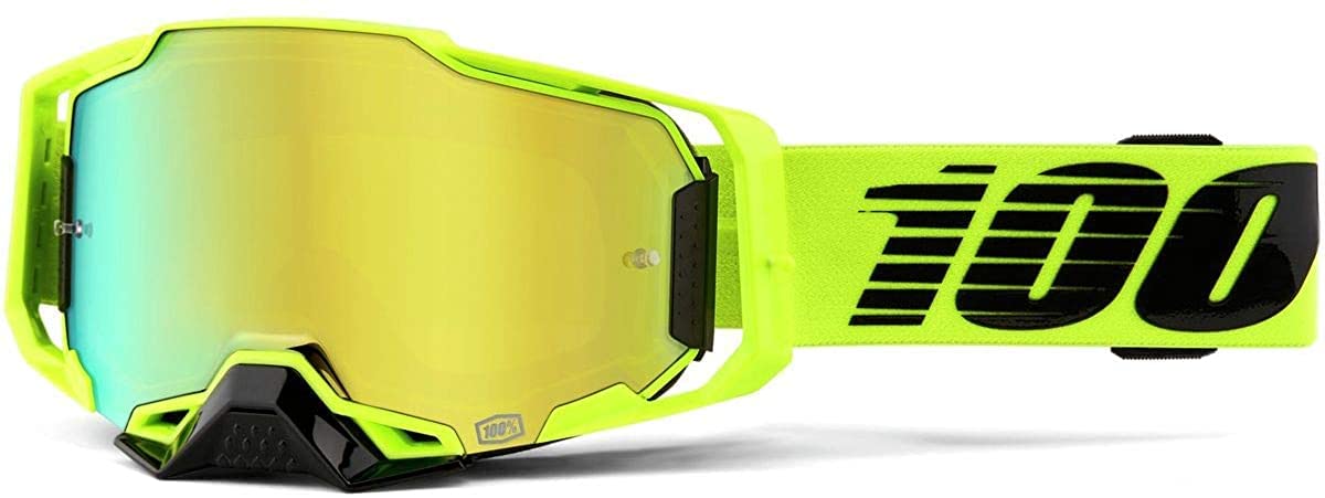 100% Armega Premium Protective Goggle (Nuclear Citrus Gold Mirror Lens) 50710-356-02