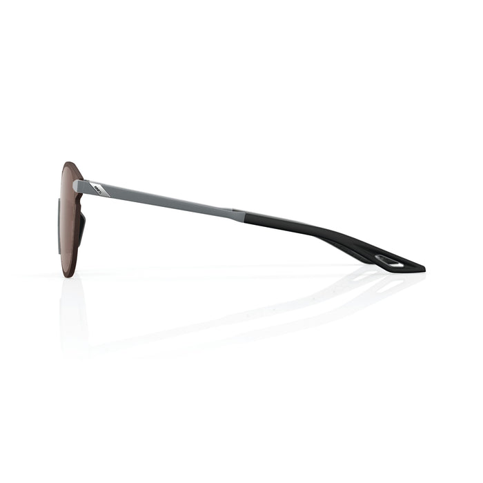 100% Legere Round Ultralight Rimless Sunglasses Durable Frameless Active Performance Eyewear W/Rubber Temple & Nose Grip 60019-00005