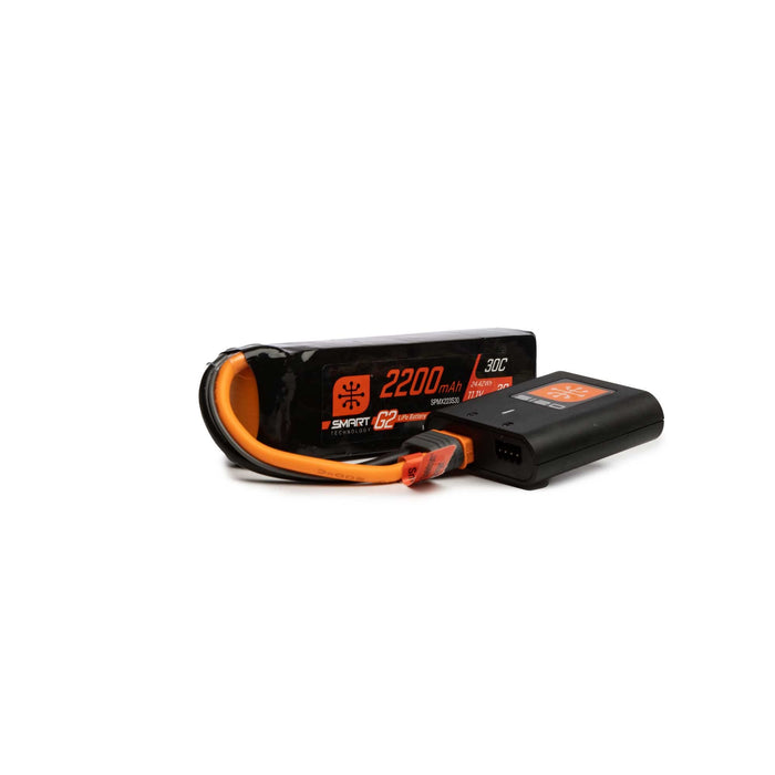 Spektrum XPSA200 Smart G2 Air Powerstage Bundle 2 3s 2200mah 11.1v 30c Battery