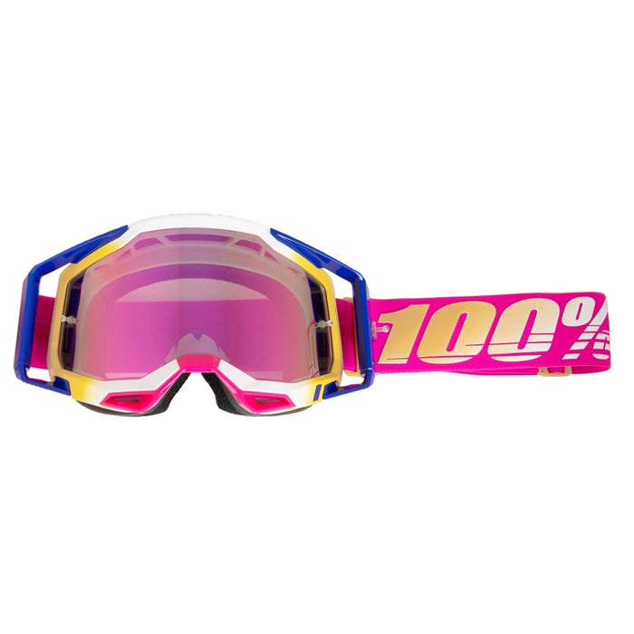 100% Racecraft 2 Goggle Mission Mirror Pink Lens 50010-00012