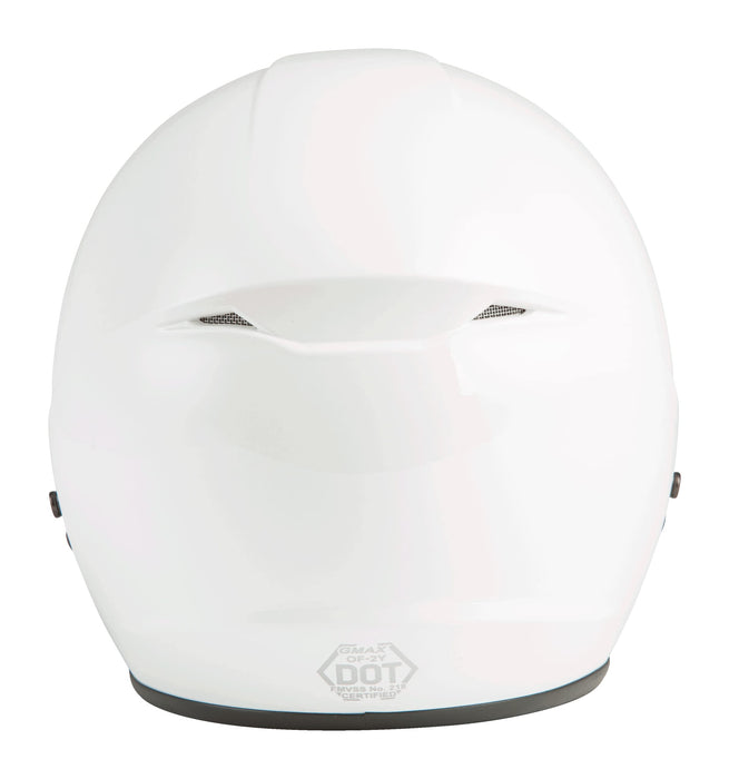 Gmax Of-2 Open-Face Helmet (White, Youth Small) G1020010