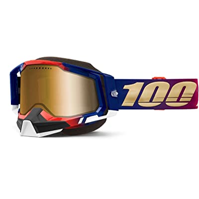 100% Racecraft 2 Snowmobile Goggle United True Gold Lens 50122-253-01