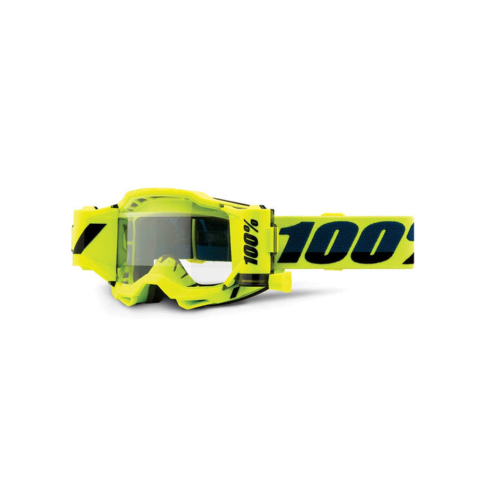 100% Accuri 2 Forecast Motocross & Mountain Biking Goggles (Fluo/Yellow Clear Lens) 50221-901-04