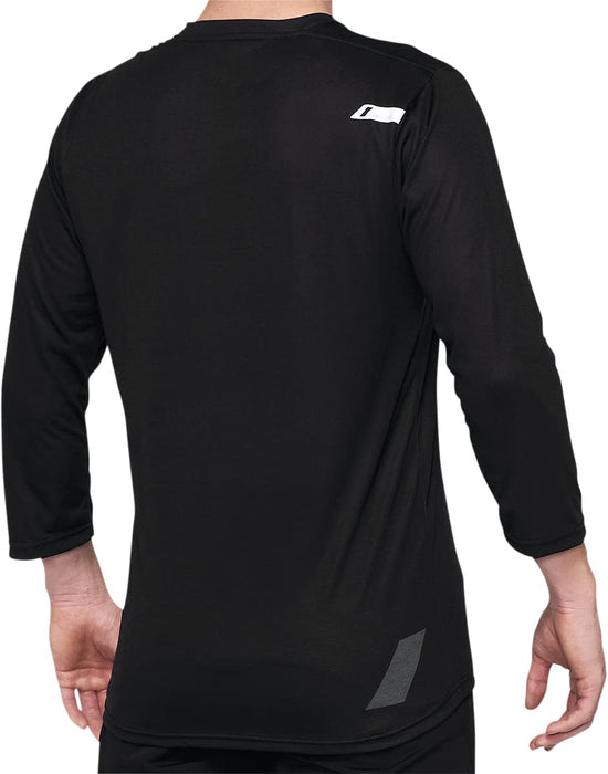 100% Airmatic Mountain Biking Jersey All Mountain Riding Apparel Black 40018-00002