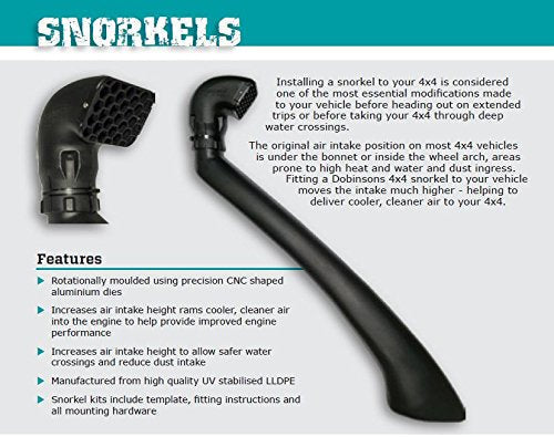 Dobinsons 4X4 Snorkel Kit For Nissan Navara D22 2.5 & 3.0 Diesel(Sn45-3382) SN45-3382