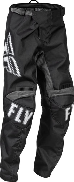 Fly Racing 2023 Youth F-16 Pants (Black/White, 24) 376-23224